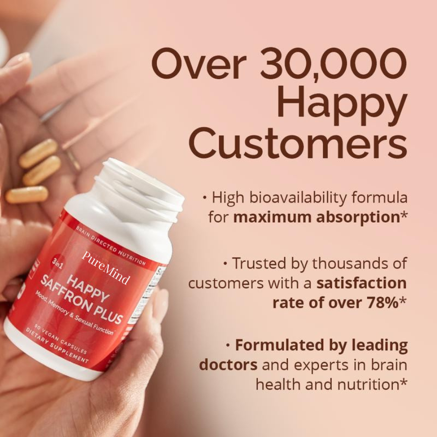 PureMind Happy Saffron+ by Dr.Daniel Amen